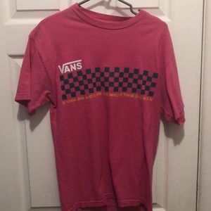 Vans oversized dark pink t-shirt